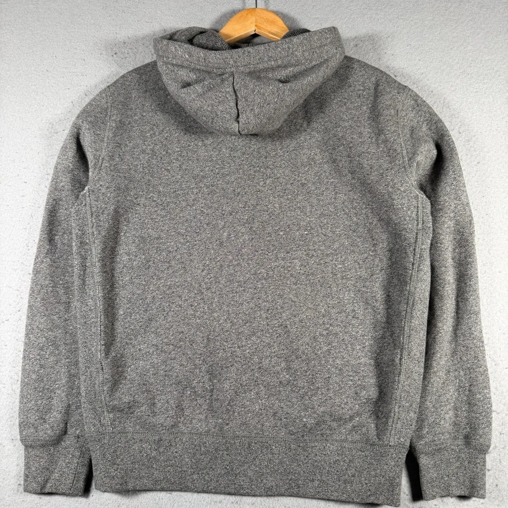 Polo Ralph Lauren Mens Full Zip Hoodie Heather Gray Fleece Pony Logo Medium - Picture 2 of 12